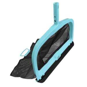 Swimming pool landing net with JD raclette Expert bottom landing net